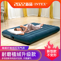 INTEX air mattress single outdoor simple air mattress home thick portable lazy bed double airbed