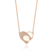 COACH New Ladies Fashion Trend C-shaped Necklace Personality Versatile Necklace Female Clavicle Chain