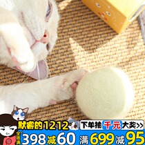 Cat Toys Ball Set Catnip Felt Felt Electric Toys Set Automatic Cat Toys Hi