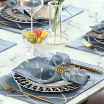 Dream lover napkin cloth cloth mouth cloth folding flower brush Cup European style high-end hotel Western food cloth light luxury square towel custom