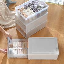 Storage box drawer type plastic transparent clothes locker sub underwear finishing box artifact wardrobe storage box