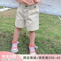 Yang Mejia Childrens Clothing 2022 Summer Clothing New Girl 100 Hitch Outside Wearing Sports Shorts Baby Casual Pants