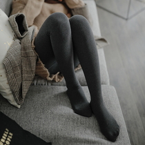 Home small apologetes 800D not inverted velvet bottom socks Womens autumn winter plus suede thickened outside wearing foot socks matt Skinny Leg Socks