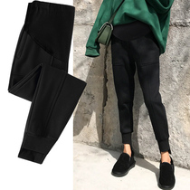 Pregnant women pants fashion wear casual sweatpants tide mother Spring and Autumn nine-point leggings pants spring and summer wear thin