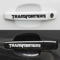 Deformation Diamond Handle Sticker Car Door Handle Sticker Reflective External Door Handle Decoration Retrofit Pull Handle Sports Car Sticker