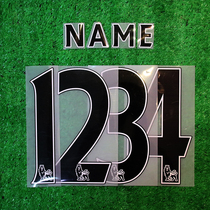 kitsbox real store 13 17 Premier League sporting id black rubber print number