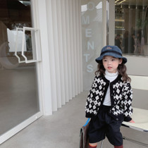 Girls jacket Han version of the new childrens net red blouses boy autumn winter sweater baby soft glutinous needle weaselloo