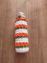 Handmade crochet wool tulip cup set creative thermos cup with portable cupboard magician universal 400-500ml