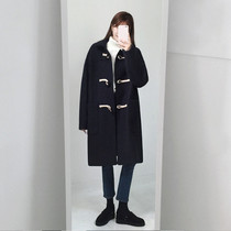 2022 dolls collar autumn and winter students big code womens clothing gross fat thickened and thin wool coat easing increase