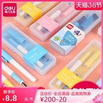 Delis right-hand pen positive for elementary school students with adult practice of fine minaret children cartoon male girl official