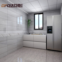 Bathroom tiles Simple modern 300x600 kitchen microcrystalline mirror wall tiles Toilet non-slip floor tiles FJ65013