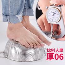 Thickened 304 Stainless Steel Drain Basket Wash Vegetable Basin Drain Basin Home Naughty Basin Wash Rice Sieve Wash Vegetable Basket Water Fruit Basket