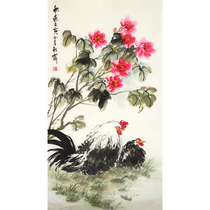 (with photo) Well-known female artist Diao Caixia autumn color hand-painted traditional Chinese painting flower and bird painting
