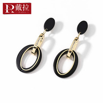 Temperament earrings Korean version 2021 New Tide advanced sense French Net Red personality earrings female fashion decorative earrings
