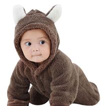 Rompers Warm Newborn Baby Boy Girl Clothes Jumpsuit Pajamas