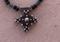 Moroccan Sahara Sanmao same Bougdette old silver pendant Berber nomads