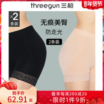 2] three-shot high waist safety pants underwear women's belly hip lace leggings boxers