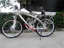 Customized hybrid bicycle three-in-one power bicycle three-power bicycle oil-electric dual-vehicle