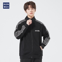 Hanska jacket mens 2022 spring new cashew nuts flower small crowddesign senses jacket loose trend casual blouses