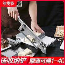 Ejiao cake New year cake snowflake crisp special cutter household small sesame sugar nougat cutting machine Ejiao slicer