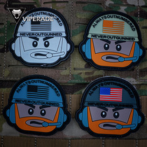 VIPERADE Viper PVC rubber Velcro Correspondent Morale Armband EDC Backpack Apparel Sticker