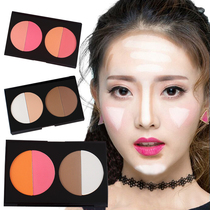 4 colors Cosmetic Powder Pie High Light Dark Movie Integrated Disc Shaded Nose Movie Brightening Slim Face Stereoscopy Makeup Artist