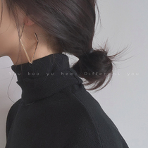 Geometric diamond high grade earrings European and American exaggerated big temperament female earrings earrings jewelry 2021 New ins tide