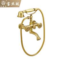 Old Coppersmith (LTJ) European all-copper shower set simple wall bathroom hand-held bath nozzle L