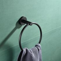 Yuefeng black towel bar towel rack towel bar towel rack rack bathroom toilet