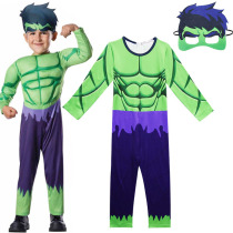 Foreign Trade New Halloween Performance Costume Muscle Boy Hulk Children cosplay Costume 800