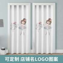 Childrens trial room curtain custom cartoon cloth bedroom living room cut curtain decoration curtain decoration cloth curtain without punch hole