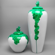 New Chinese Postmodern Home Hand-painted Ceramic Pendulum Hotel Furniture Exhibition Hall Creative-style board room Soft decorations