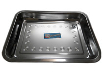 Tea table tea table tea table water leakage tray stainless steel tea tray tea set accessories tray thickened with drain pipe