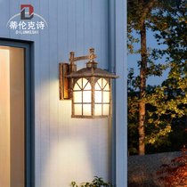 Courtyard lamp corridor open air garden led room external wall hanging lamp Chinese style villa door outdoor waterproof super bright wall lamp