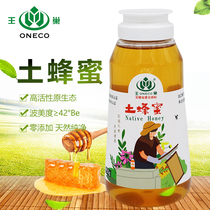  Wangchaotu honey Wild farm produce pure natural flower nectar Mountain flower nectar squeeze bottle 500g honeycomb honey