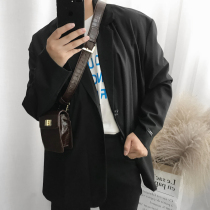 KAFKAsSHOP crocodile pu waist bag belt neutral frigid small square bag street shooting tide men and women mix and match