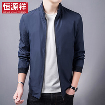 Hengyuan Xiang Man Short Jacket 2022 Spring Autumn New Fashion Casual Blouse Trend Jacket Mens Clothing