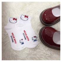 Xiaoxis soft world Japanese and Korean version of the soft sister cute cat student wild middle tube jk uniform lolita socks