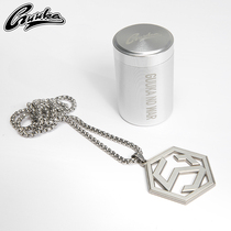 GUUKA fashion brand hexagonal necklace male and female teen hip hop 51 founder hanging pendant niche design accessories