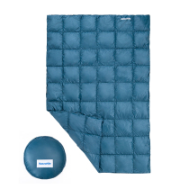 Outdoor travel Portable down blanket Multifunctional nap shawl blanket Airplane blanket Office blanket Lazy quilt