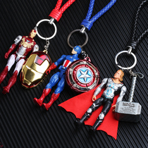  Student pendant Three-dimensional pendant chain key ring Pendant doll boy keychain decoration zipper school bag boy