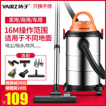 Yangtze vacuum cleaner Household small large suction powerful high-power handheld car wet and dry blowing decoration mite removal machine