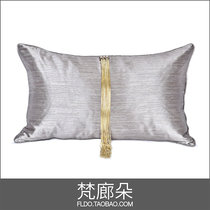 Fanlang Duo Model Room Cushion Home Soft Pillow Pillow Pillow Cavity Metropolis Tassel Gold Gray
