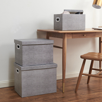 Kraft paper storage box snacks super hard moving resignation cover file storage paper box file box