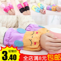 Korean cartoon smiley rabbit plush sleeve for adults and children Universal short sleeve sleeve guard housework anti-fouling