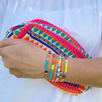 Small jewelry ins European and American personality tila small bracelet female Bohemian wind Joker stack wearing bracelets