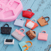Turn sugar cake silicone mold dry Pace modeling mold ladies bag modeling silicone tool set