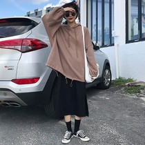 Sweater skirt two-piece suit Spring womens port wind suit womens skirt retro chic spring can be salt can be sweet