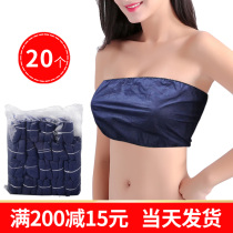  Disposable Bra Underwear Bra Lady Beauty Salon Special Non-woven Fabric Sweat Steam Sauna Travel Outdoor Chest