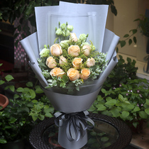 11 Champagne Rose King Hua Yongkang Yiwu City Lanxi Dongyang City Wuyi Countys Tongcheng Festival Fresh Flower Shop Courier